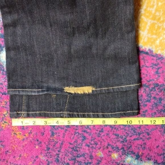 G-Unit Y2K Embroidered High Rise Flare Bottom Vintage Denim Jeans - Picture 10 of 15